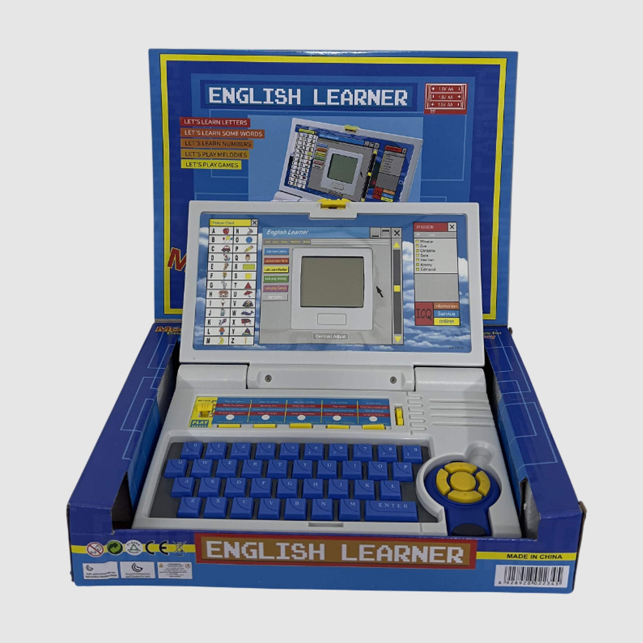 Educational English Educational and Learning Mode Laptop Computer for Kids