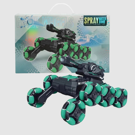 Tank with Wristband, Launches Gel Balls, Lights and Water Spray