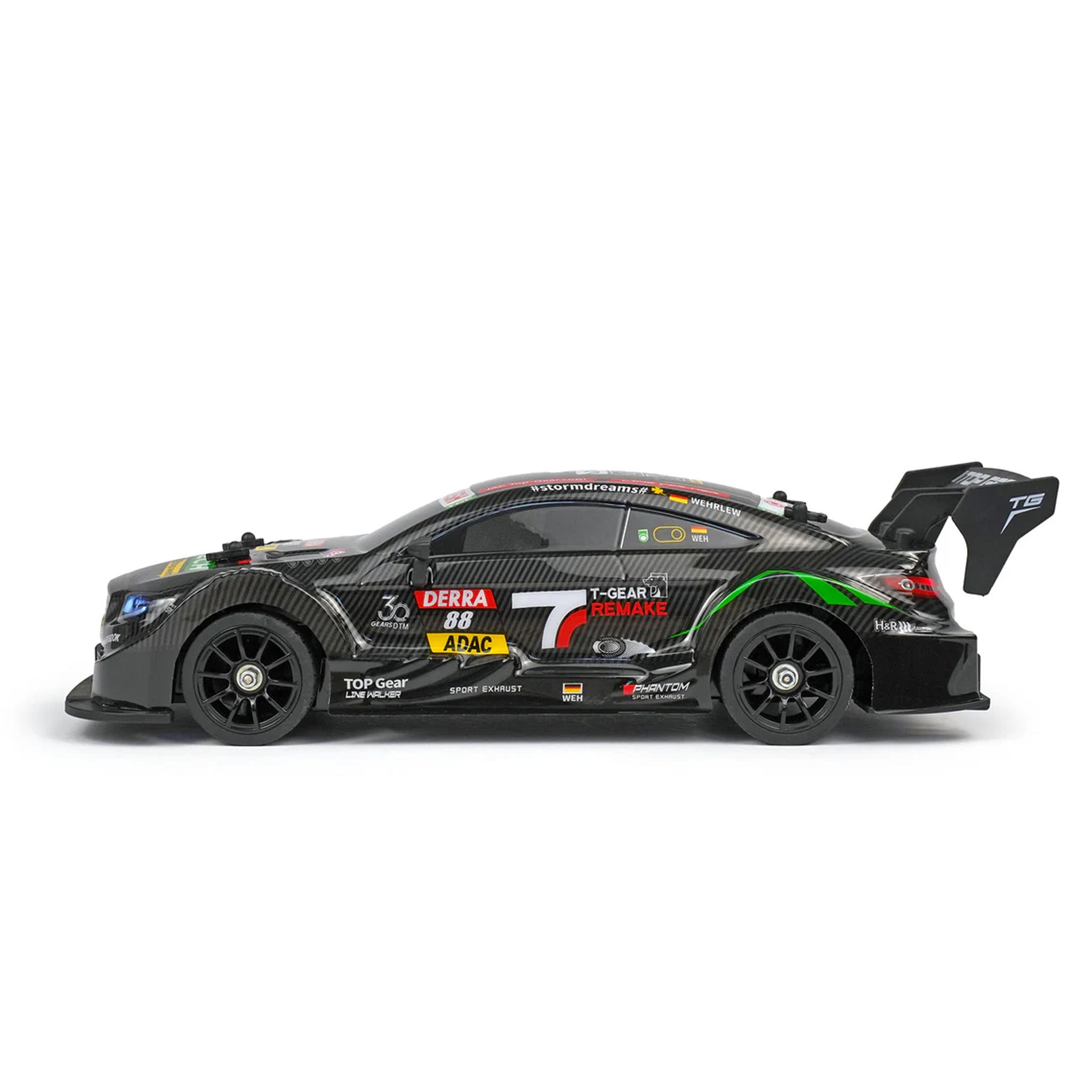 RCG Racing Carbon Benz 1/16 Mini Drift Car - Black