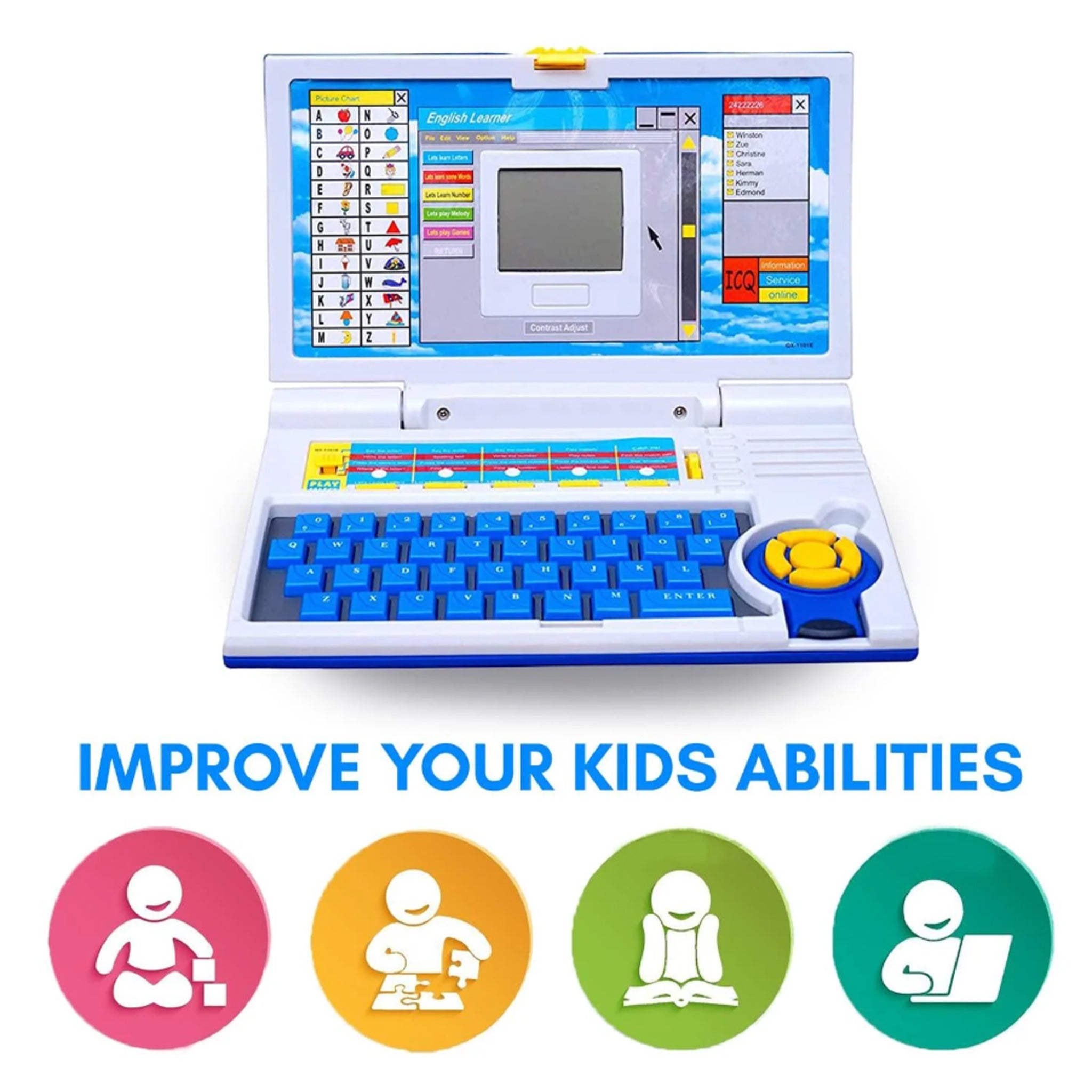 Educational English Educational and Learning Mode Laptop Computer for Kids