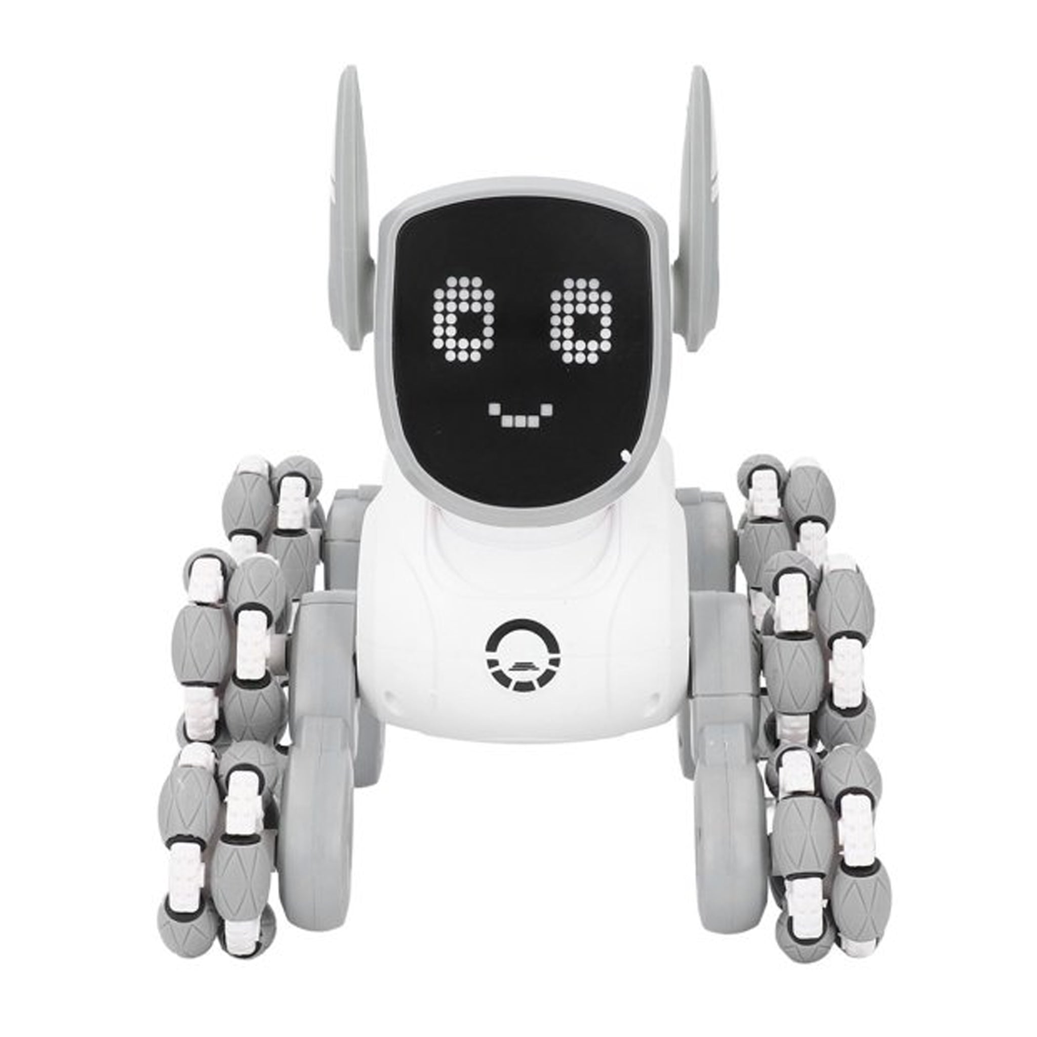 Stunt Robot Dog, 8 Wheels Remote Control Robot Dog Educational Rechargeable Interactive for Boys Girls