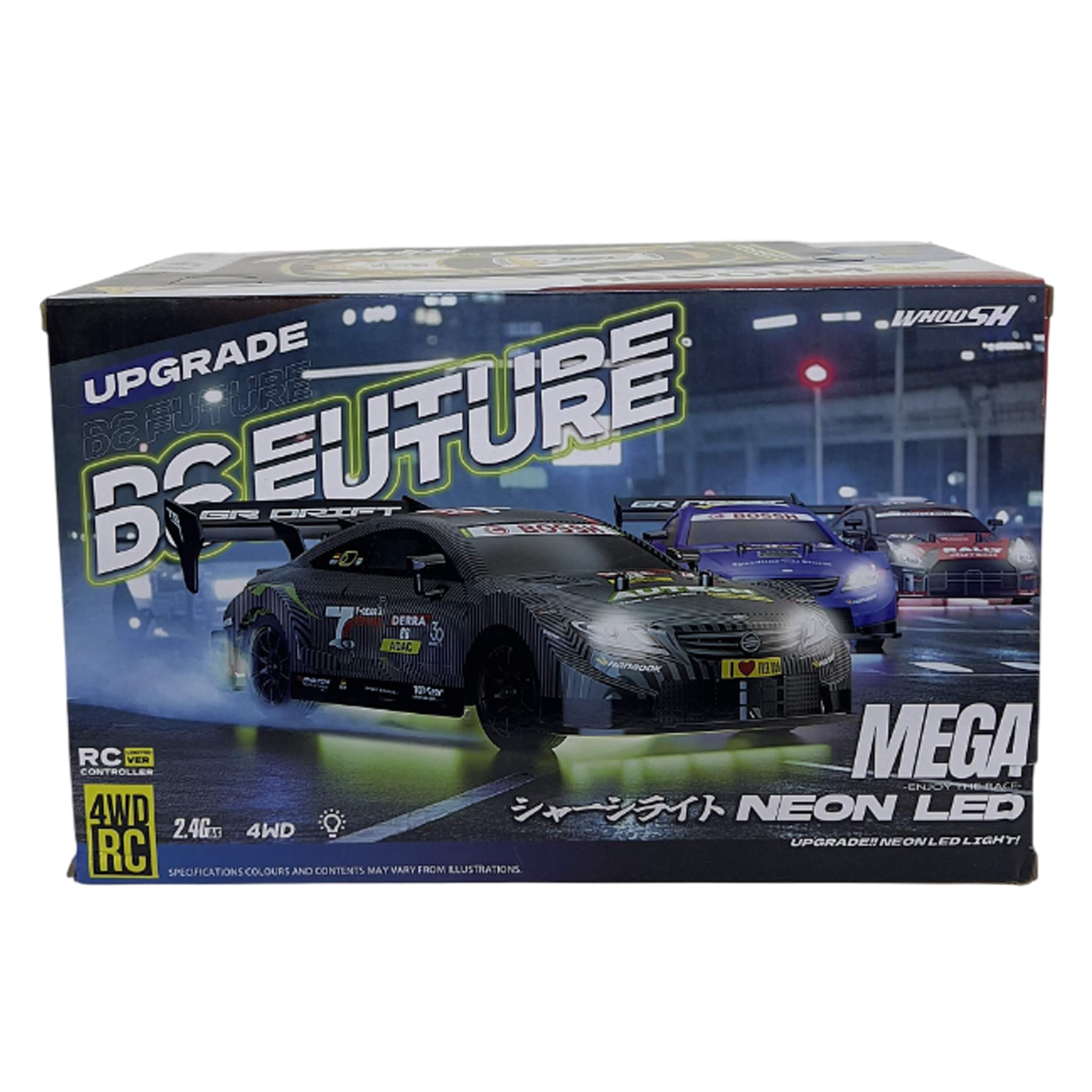 RCG Racing Carbon Benz 1/16 Mini Drift Car - Black