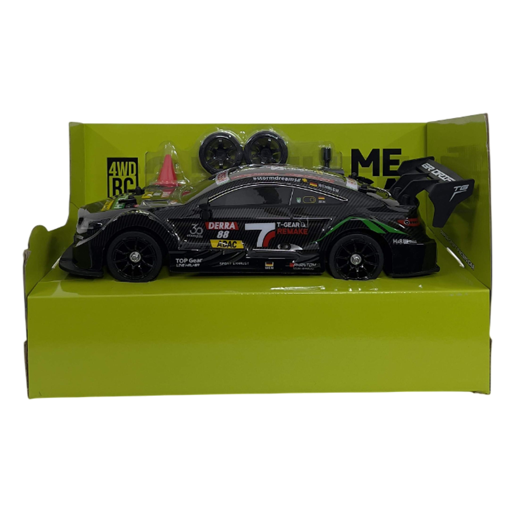 RCG Racing Carbon Benz 1/16 Mini Drift Car - Black